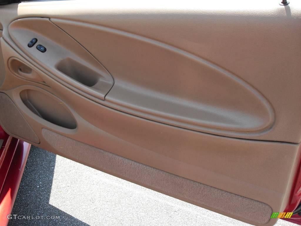 1998 Mustang GT Convertible - Laser Red / Saddle photo #17