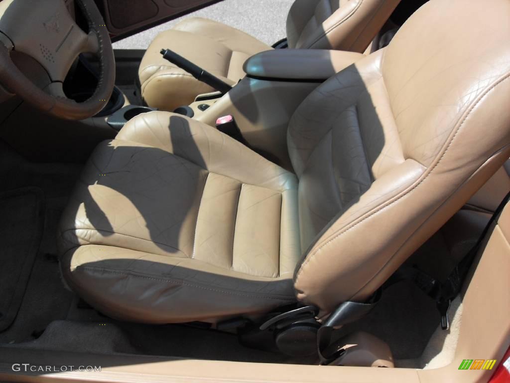 1998 Mustang GT Convertible - Laser Red / Saddle photo #18
