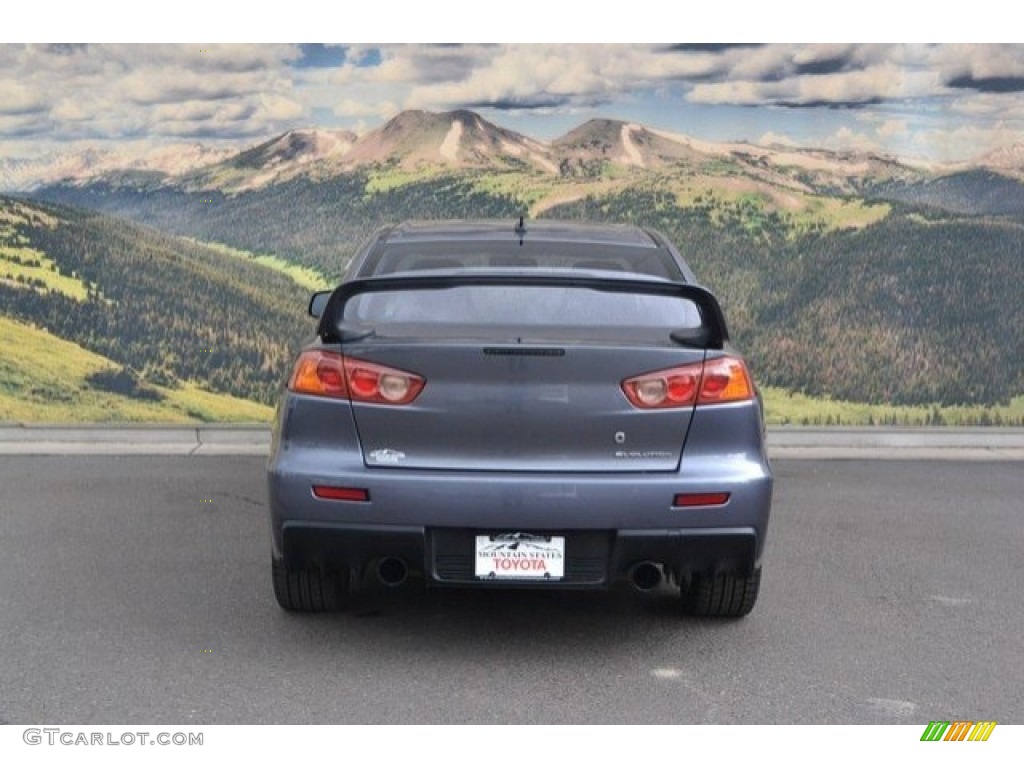 2008 Lancer Evolution GSR - Graphite Gray Pearl / Black photo #8