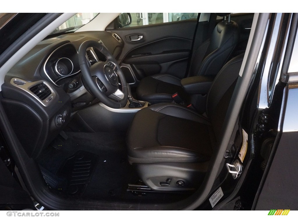 Black Interior 2017 Jeep Compass Latitude Photo #120113397