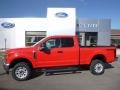2017 Race Red Ford F250 Super Duty XLT SuperCab 4x4  photo #1