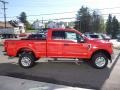 2017 Race Red Ford F250 Super Duty XLT SuperCab 4x4  photo #4