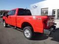 2017 Race Red Ford F250 Super Duty XLT SuperCab 4x4  photo #8