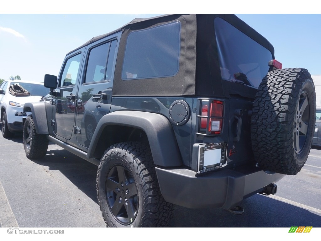 2017 Wrangler Unlimited Sport 4x4 - Rhino / Black photo #2