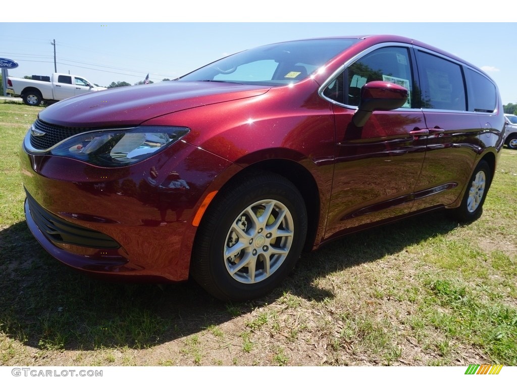 2017 Pacifica LX - Velvet Red Pearl / Black/Alloy photo #1