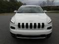 2017 Bright White Jeep Cherokee Limited  photo #3