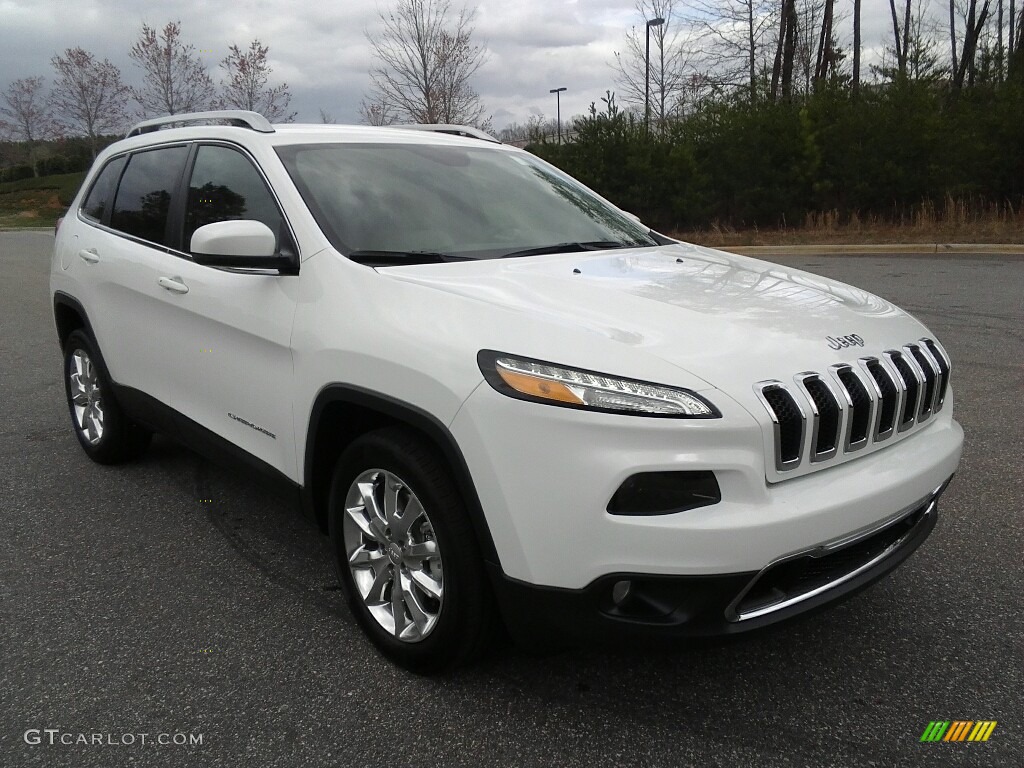 Bright White 2017 Jeep Cherokee Limited Exterior Photo #120114798