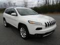 2017 Bright White Jeep Cherokee Limited  photo #4