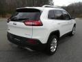 2017 Bright White Jeep Cherokee Limited  photo #6