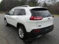 2017 Bright White Jeep Cherokee Limited  photo #8