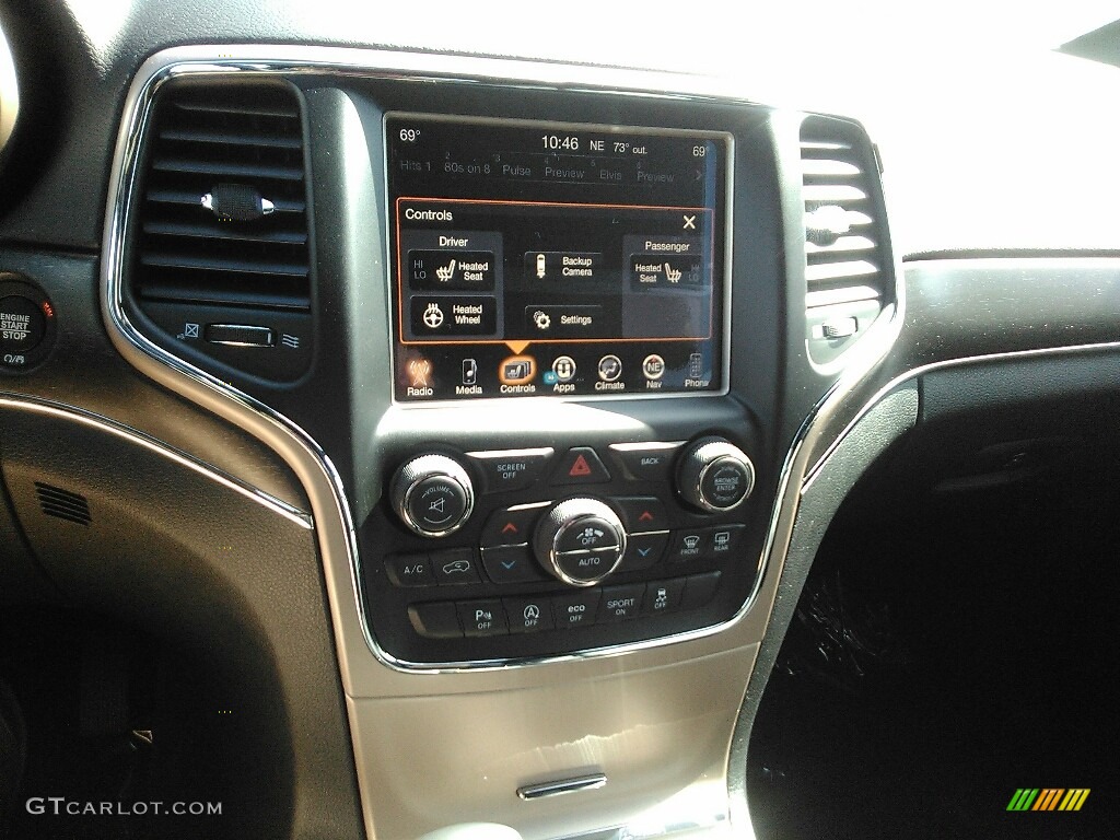 2017 Grand Cherokee Limited 4x4 - Diamond Black Crystal Pearl / Black photo #9