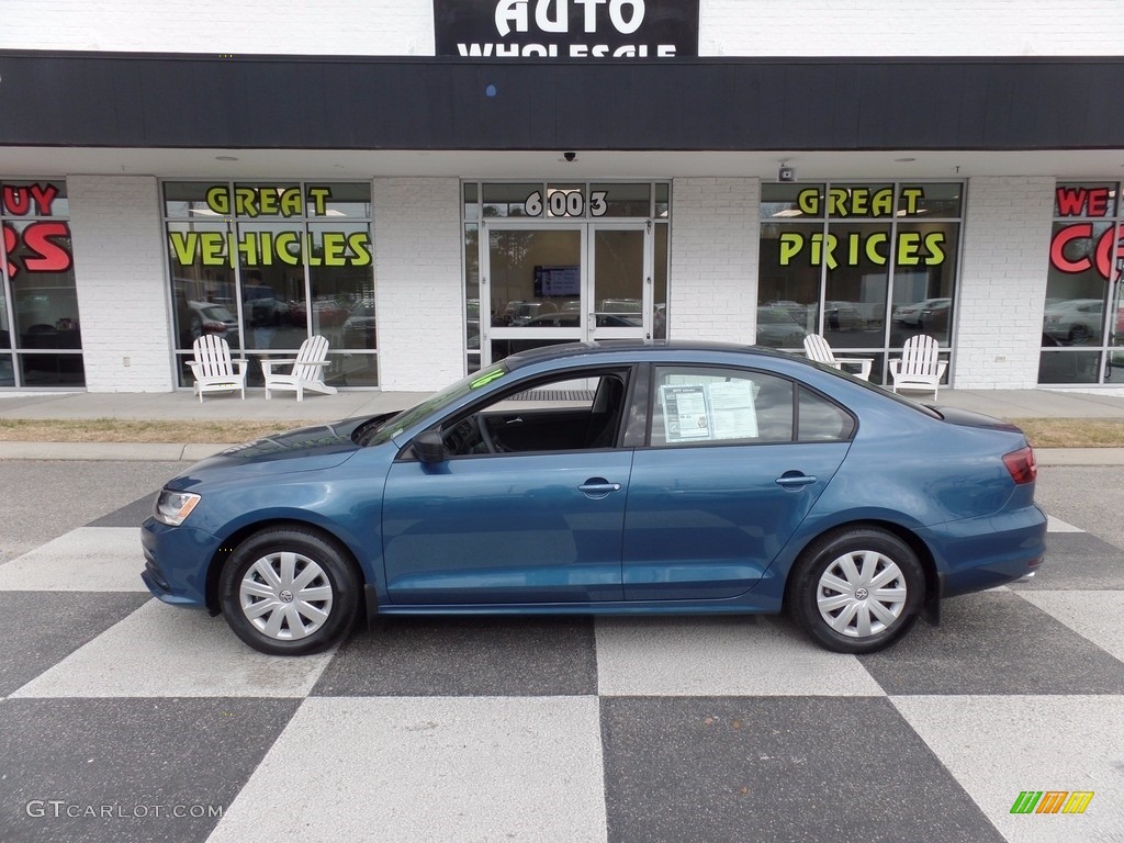 Silk Blue Metallic Volkswagen Jetta