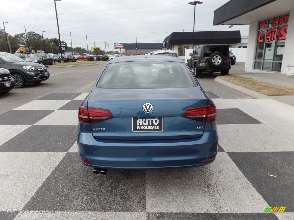 2016 Jetta S - Silk Blue Metallic / Titan Black photo #4