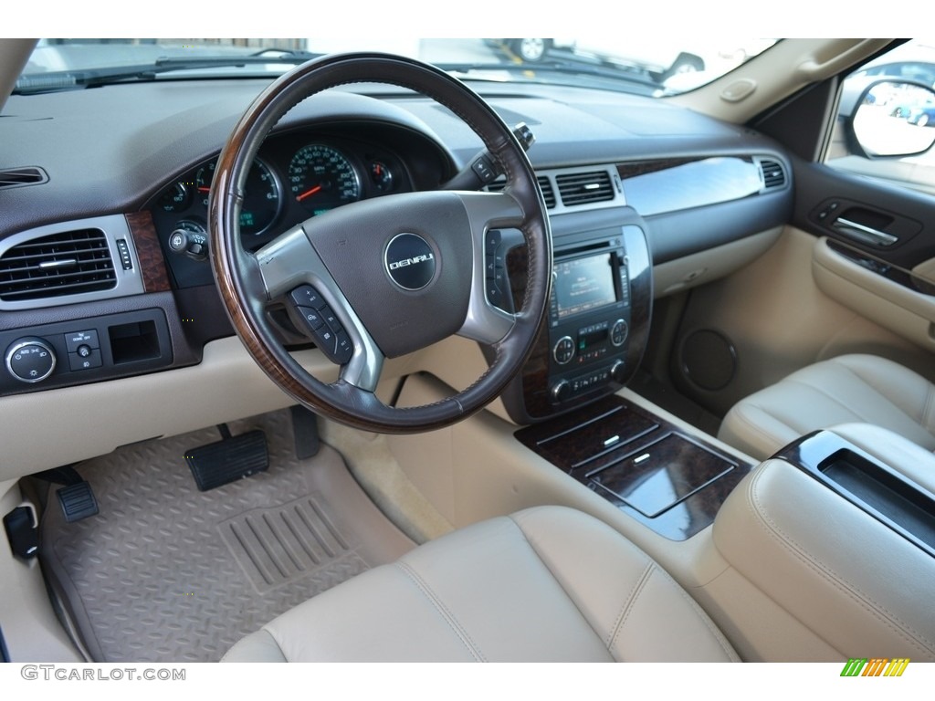 2008 Yukon Denali AWD - Gold Mist Metallic / Cocoa/Light Cashmere photo #11