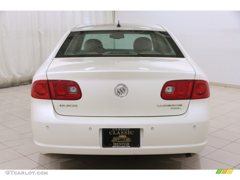 2007 Lucerne CXL - White Diamond Tricoat / Cocoa/Cashmere photo #17