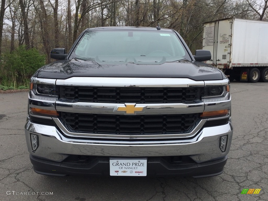 2017 Silverado 1500 LT Double Cab 4x4 - Black / Jet Black photo #2