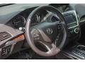2017 Acura MDX Espresso Interior Steering Wheel Photo