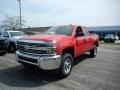 2017 Red Hot Chevrolet Silverado 2500HD Work Truck Double Cab 4x4  photo #1