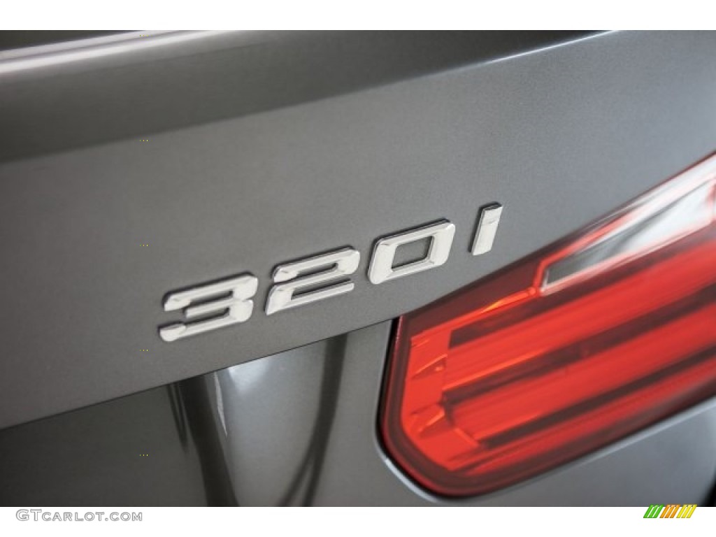 2014 3 Series 320i Sedan - Mineral Grey Metallic / Black photo #7