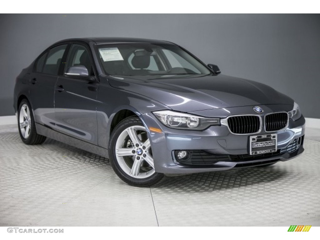 2014 3 Series 320i Sedan - Mineral Grey Metallic / Black photo #12