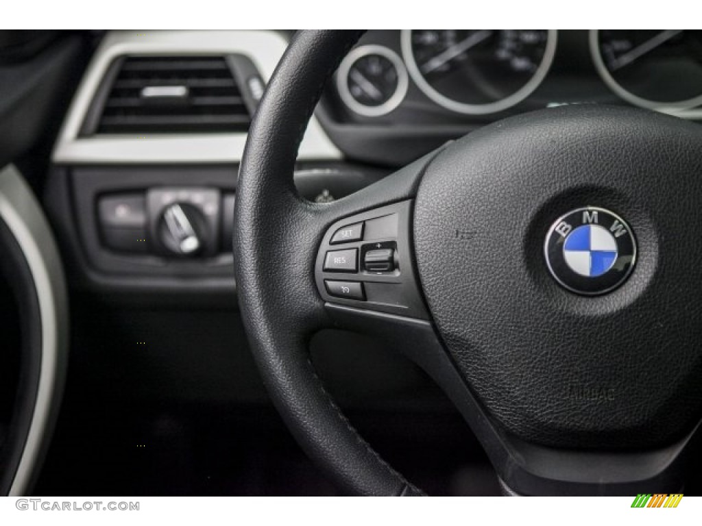 2014 3 Series 320i Sedan - Mineral Grey Metallic / Black photo #13