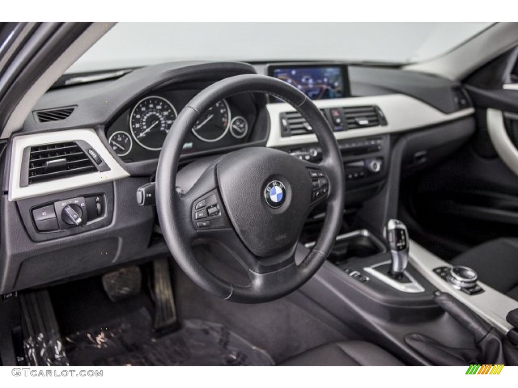 2014 3 Series 320i Sedan - Mineral Grey Metallic / Black photo #16