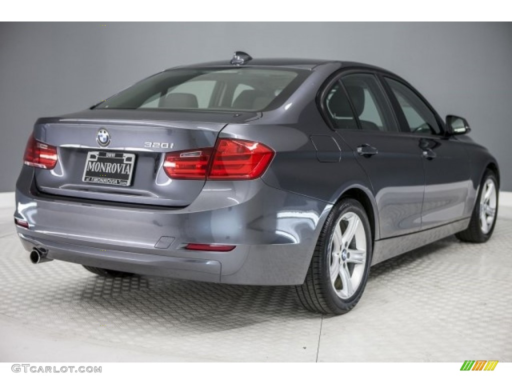 2014 3 Series 320i Sedan - Mineral Grey Metallic / Black photo #30