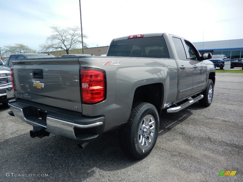 2017 Silverado 2500HD LT Double Cab 4x4 - Pepperdust Metallic / Jet Black photo #4