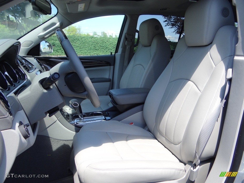 Light Titanium Interior 2017 Buick Enclave Leather AWD Photo #120123906