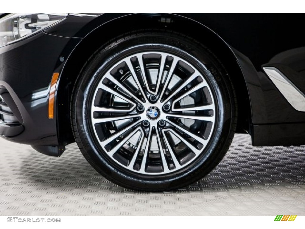 2017 5 Series 530i Sedan - Jet Black / Canberra Beige photo #9
