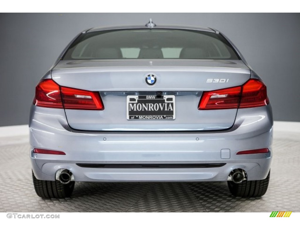 2017 5 Series 530i Sedan - Bluestone Metallic / Black photo #4