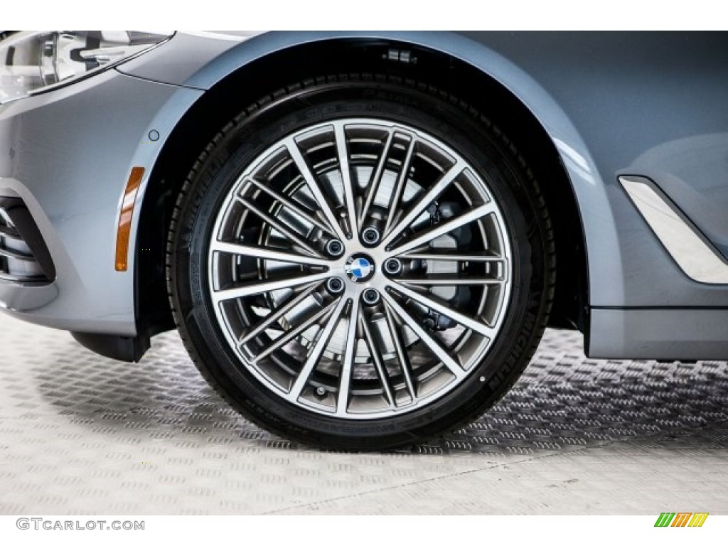 2017 5 Series 530i Sedan - Bluestone Metallic / Black photo #9
