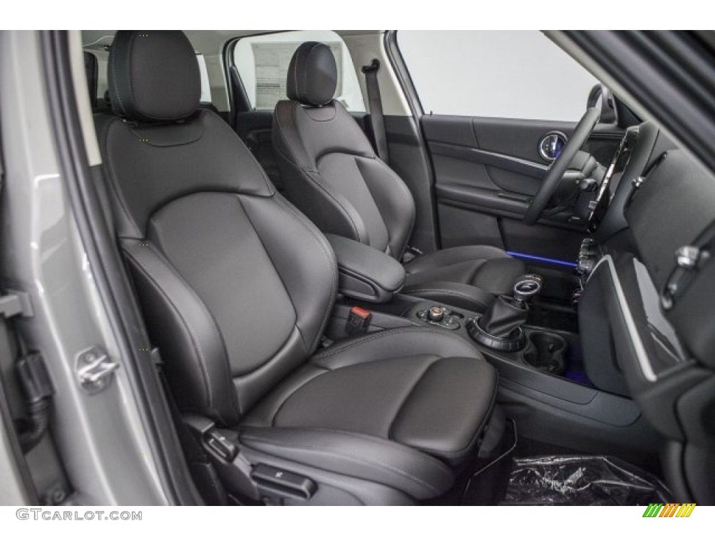 Carbon Black Interior 2017 Mini Countryman Cooper S Photo #120124509