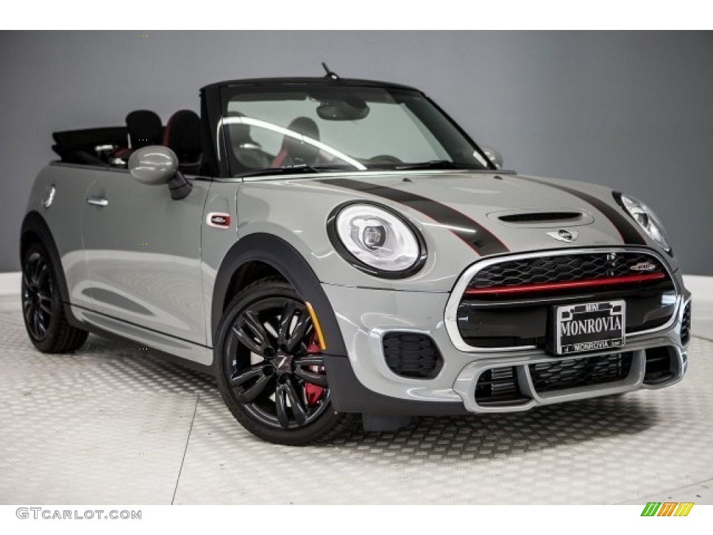 Moonwalk Grey Metallic 2017 Mini Convertible John Cooper Works Exterior Photo #120126413