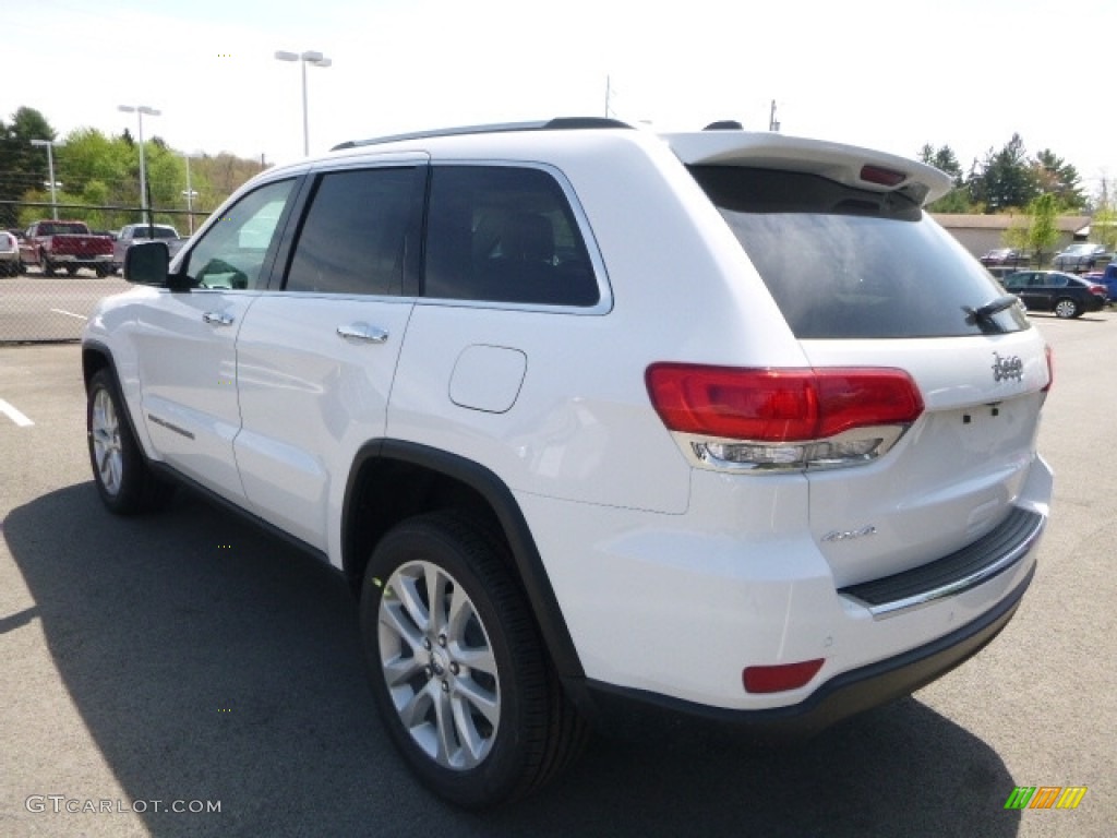 2017 Grand Cherokee Limited 4x4 - Bright White / Black/Light Frost Beige photo #3