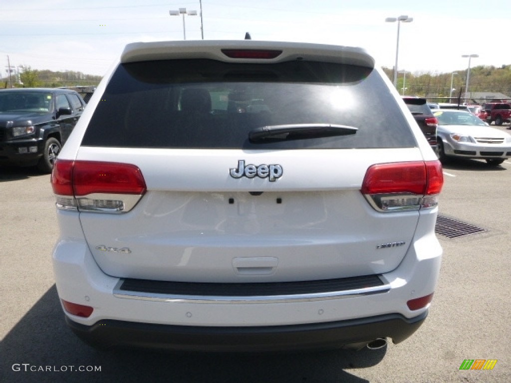 2017 Grand Cherokee Limited 4x4 - Bright White / Black/Light Frost Beige photo #4