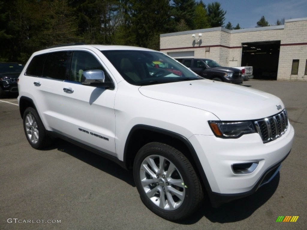 2017 Grand Cherokee Limited 4x4 - Bright White / Black/Light Frost Beige photo #10