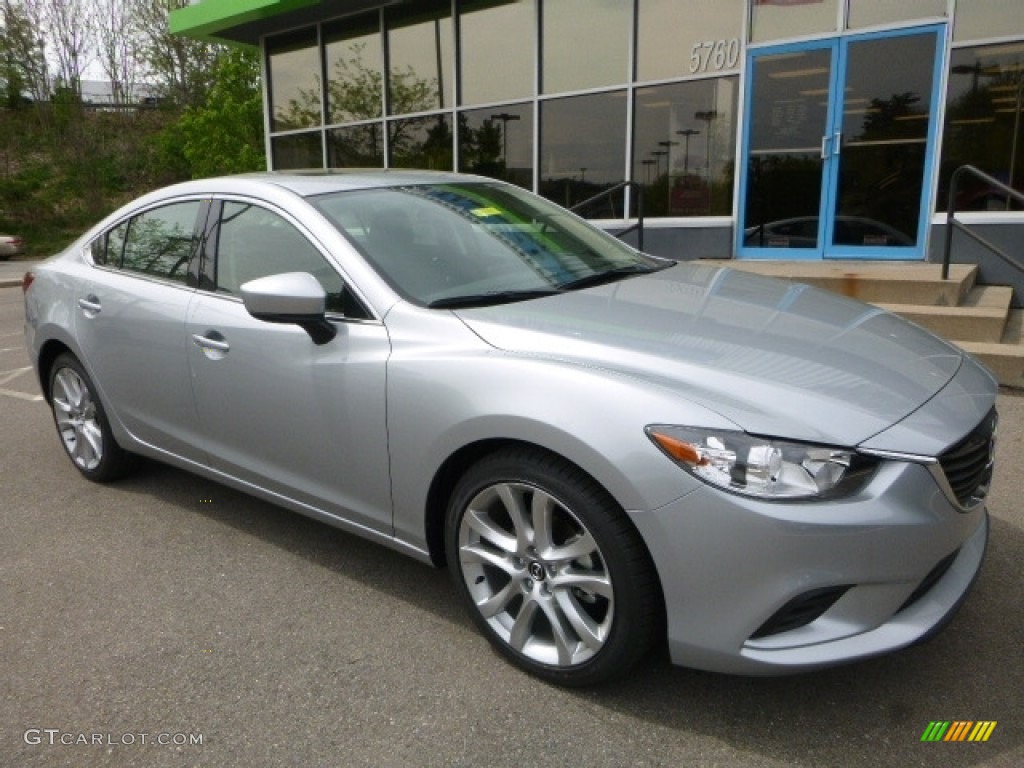 Sonic Silver Metallic 2017 Mazda Mazda6 Touring Exterior Photo #120126665