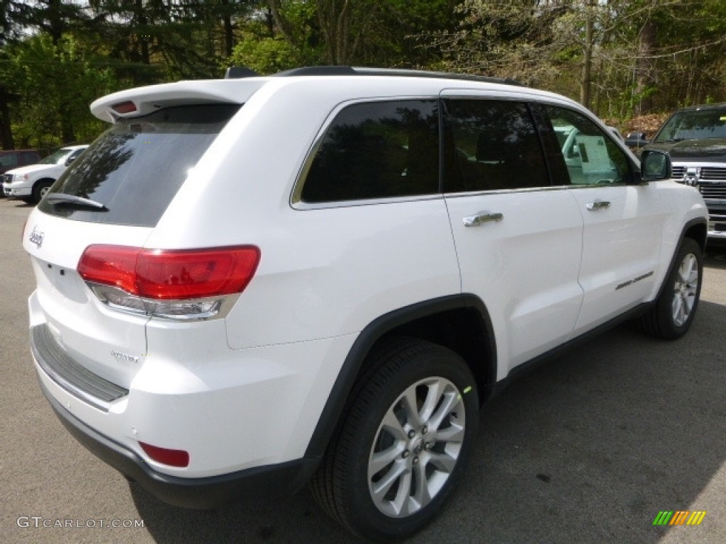 2017 Grand Cherokee Limited 4x4 - Bright White / Black photo #5