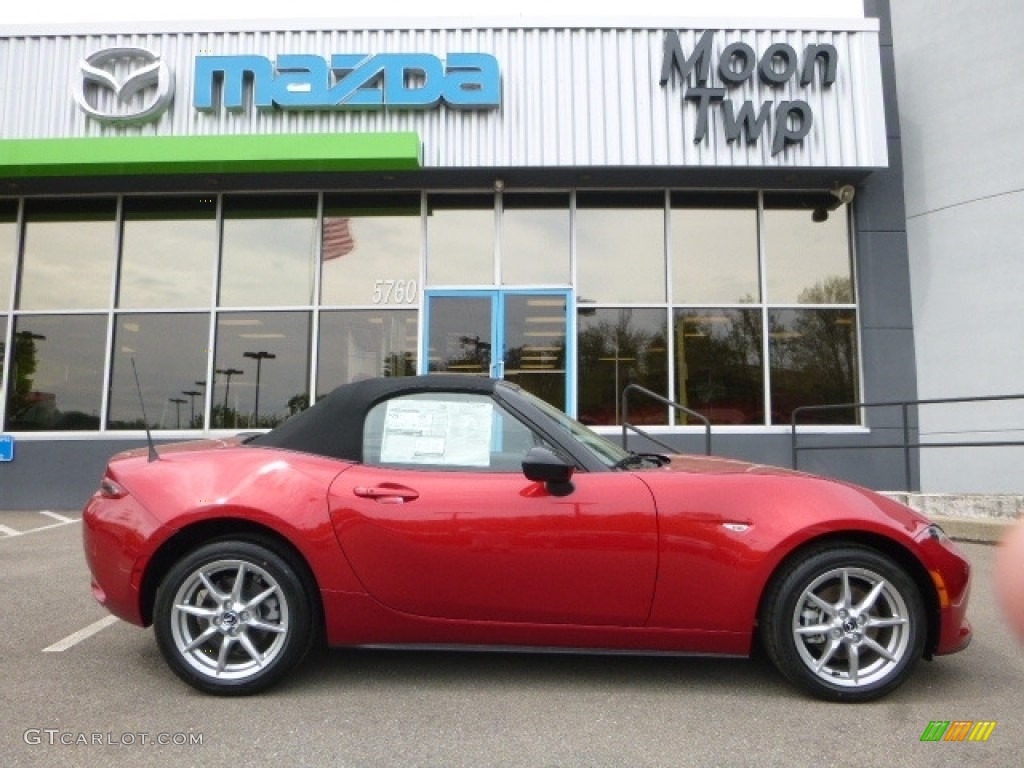 2017 MX-5 Miata Sport - Soul Red Metallic / Black photo #1