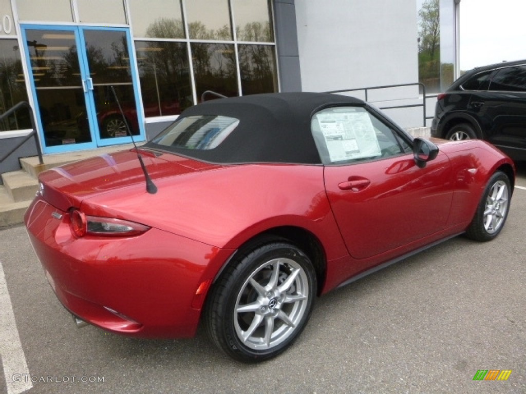 Soul Red Metallic 2017 Mazda MX-5 Miata Sport Exterior Photo #120126986