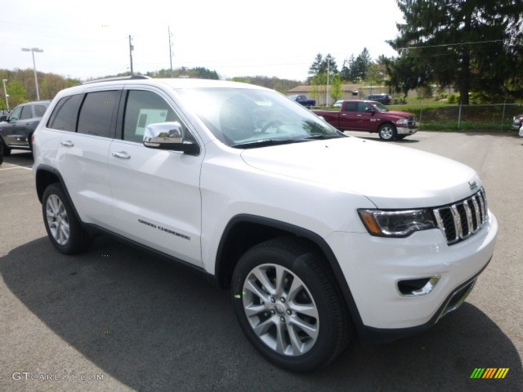 2017 Grand Cherokee Limited 4x4 - Bright White / Black photo #11