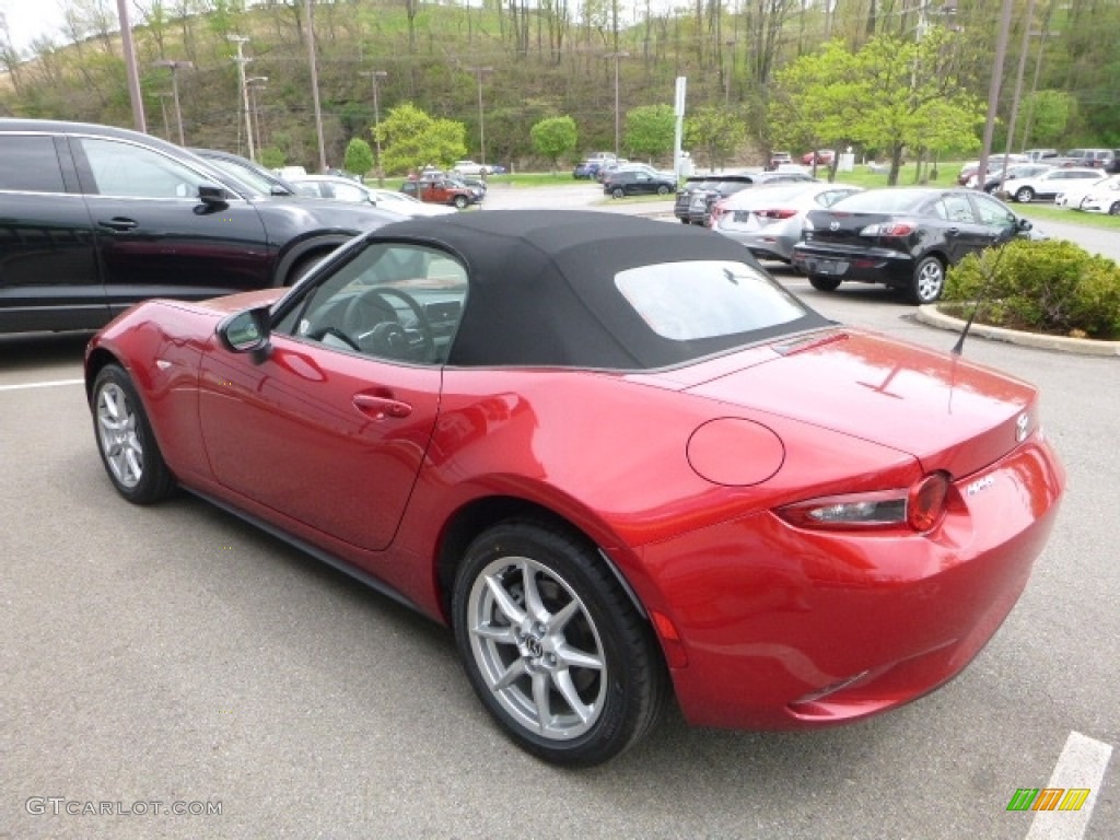 Soul Red Metallic 2017 Mazda MX-5 Miata Sport Exterior Photo #120127079