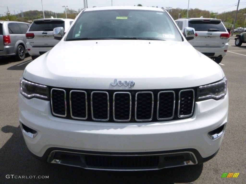 2017 Grand Cherokee Limited 4x4 - Bright White / Black photo #12