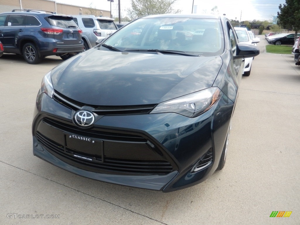 2017 Corolla LE - Galactic Aqua Mica / Ash Gray photo #1