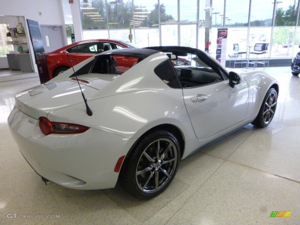Arctic White 2017 Mazda MX-5 Miata RF Grand Touring Exterior Photo #120128114