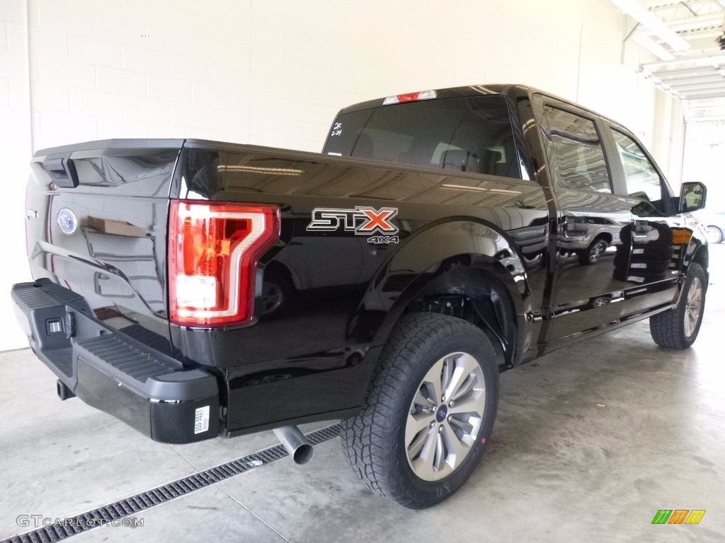 2017 F150 XL SuperCrew 4x4 - Shadow Black / Black photo #2