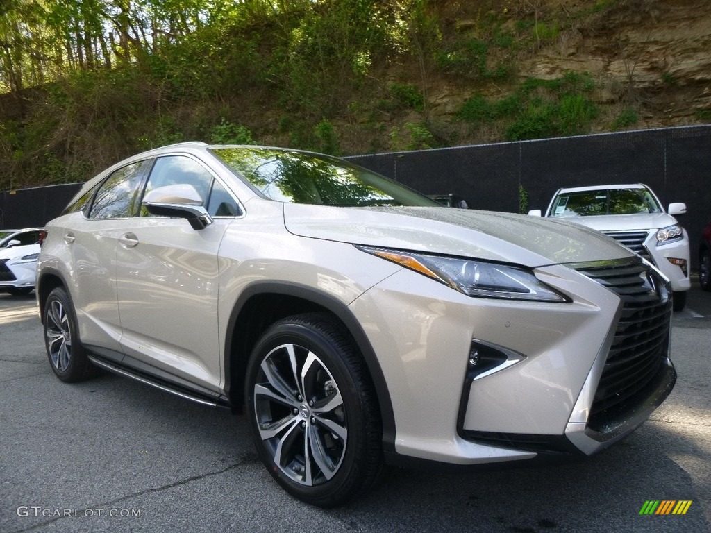 2017 RX 350 AWD - Satin Cashmere Metallic / Parchment photo #1