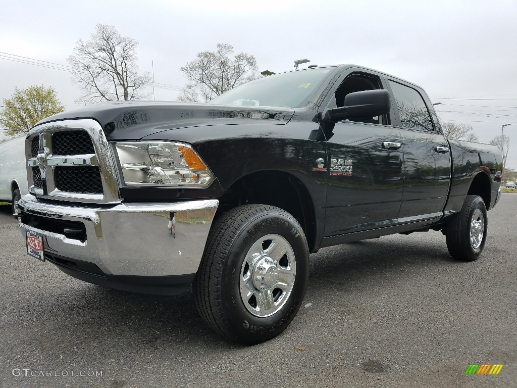 Black Forest Green Pearl 2017 Ram 2500 Big Horn Crew Cab 4x4 Exterior Photo #120129203
