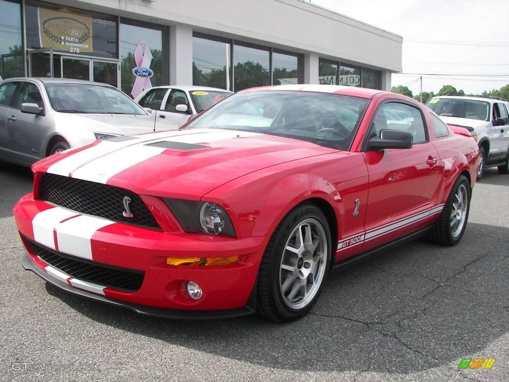 2008 Mustang Shelby GT500 Coupe - Torch Red / Black photo #1